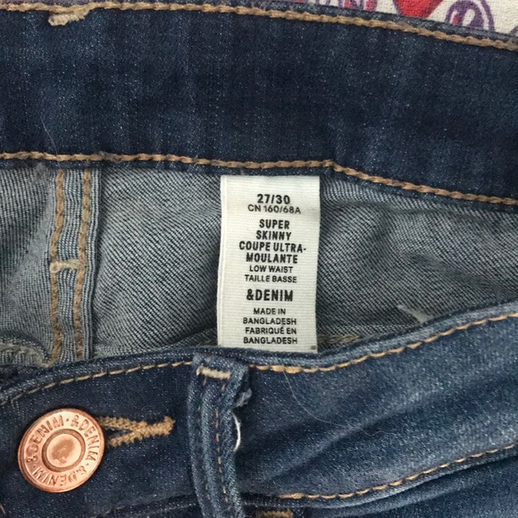 H&M Super Skinny Low Waist Jeans - Picture 5 of 5